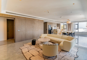 3 Bedroom Penthouse Serviced Apartment For Rent - Tonle Bassac, Phnom Penh thumbnail