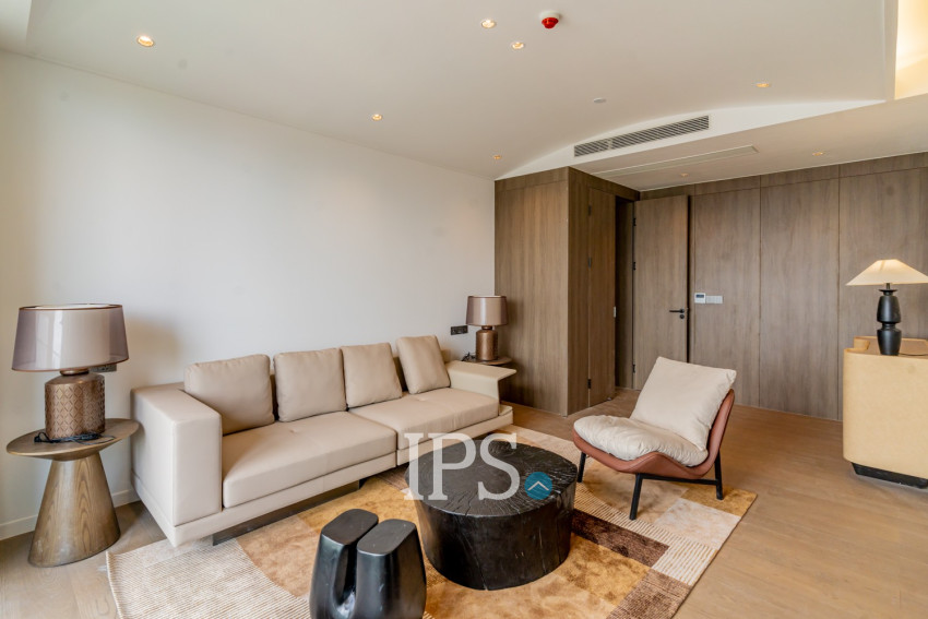3 Bedroom Penthouse Serviced Apartment For Rent - Tonle Bassac, Phnom Penh