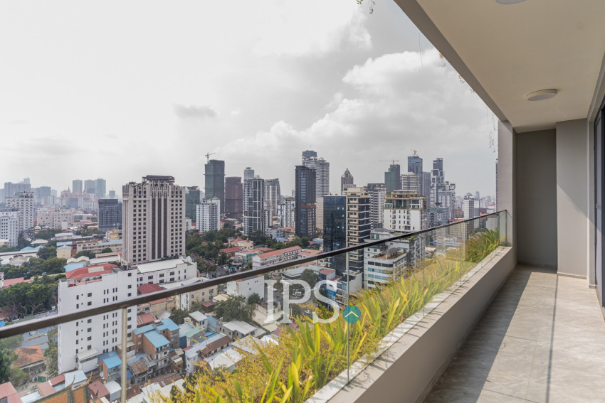 3 Bedroom Serviced Penthouse For Rent - Tonle Bassac, Phnom Penh