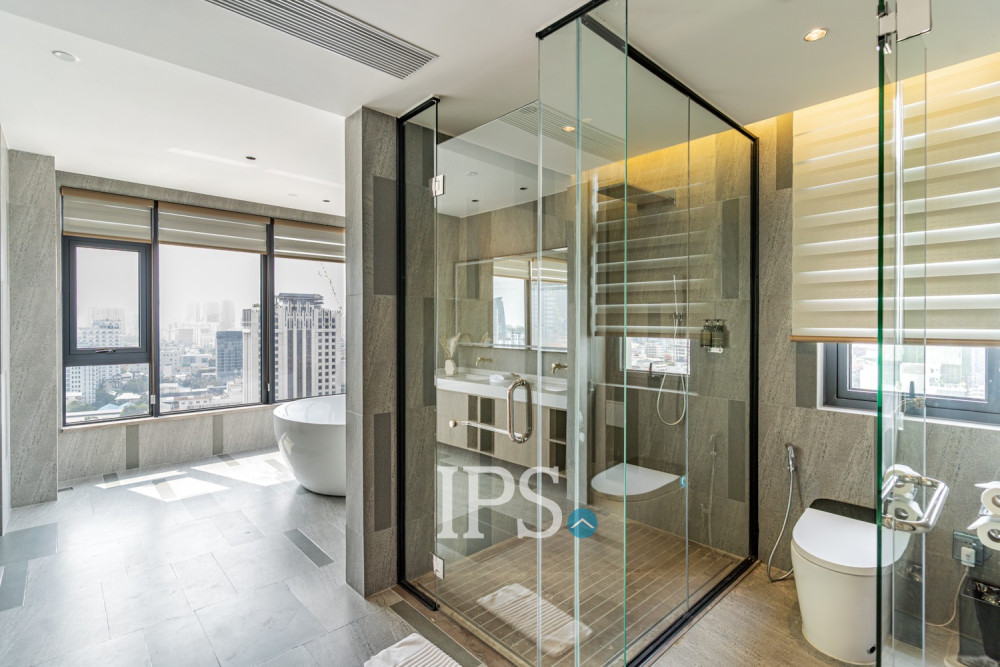 3 Bedroom Serviced Penthouse For Rent - Tonle Bassac, Phnom Penh - Image 29