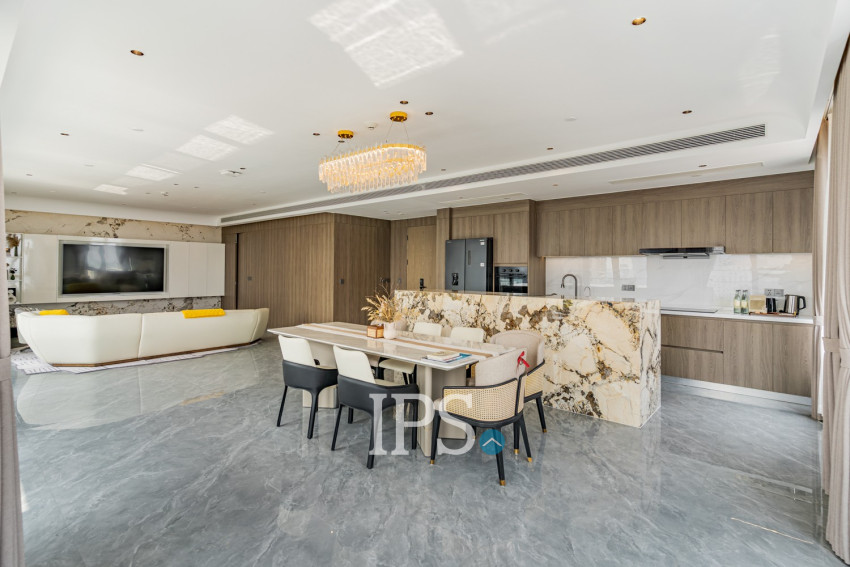 3 Bedroom Serviced Penthouse For Rent - Tonle Bassac, Phnom Penh