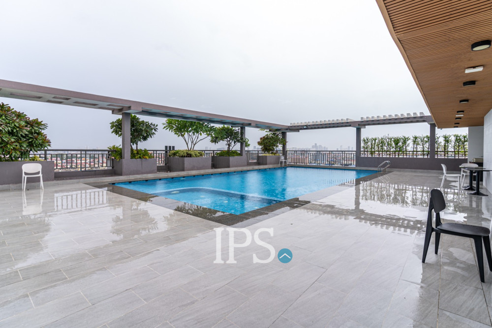 48 Sqm Studio Serviced Apartment For Rent - Tuek Thla, Phnom Penh - Image 14