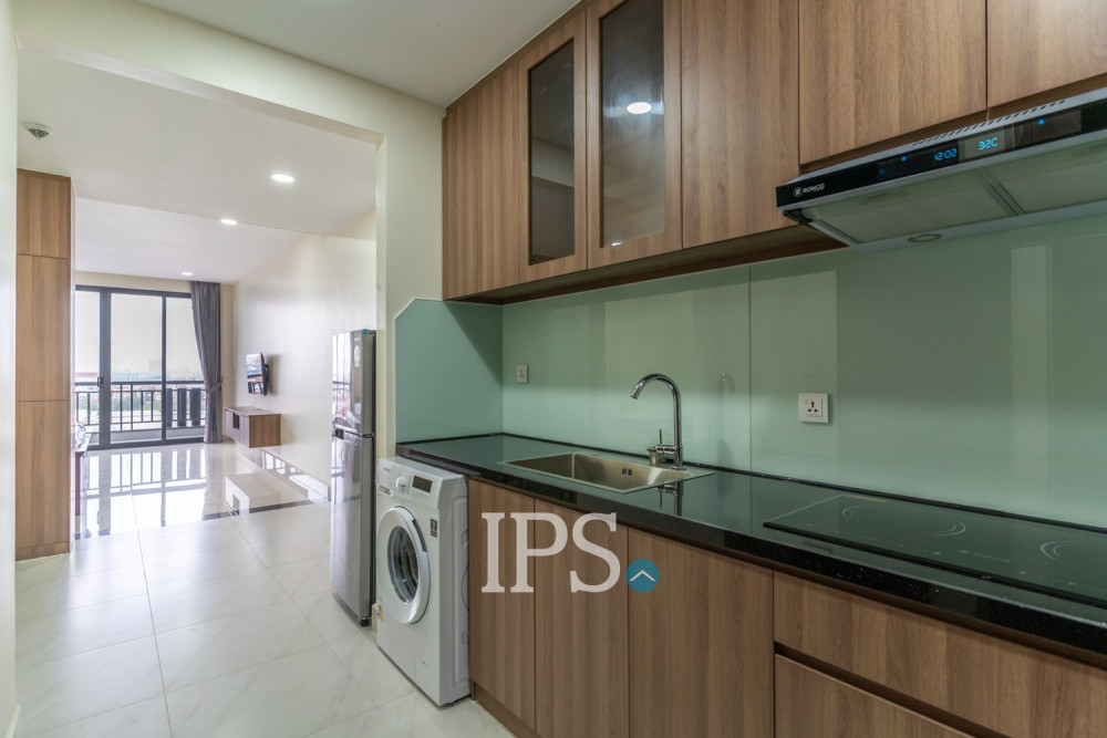 48 Sqm Studio Serviced Apartment For Rent - Tuek Thla, Phnom Penh - Image 9
