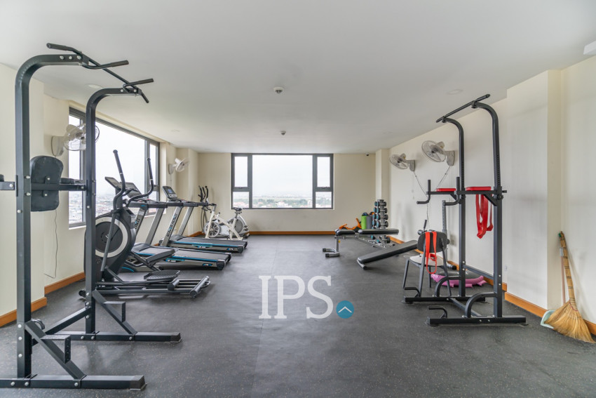 48 Sqm Studio Serviced Apartment For Rent - Tuek Thla, Phnom Penh