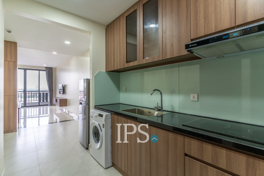 48 Sqm Studio Serviced Apartment For Rent - Tuek Thla, Phnom Penh