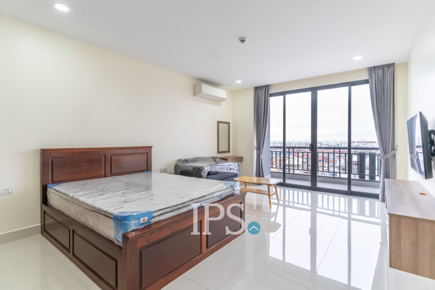 48 Sqm Studio Serviced Apartment For Rent - Tuek Thla, Phnom Penh