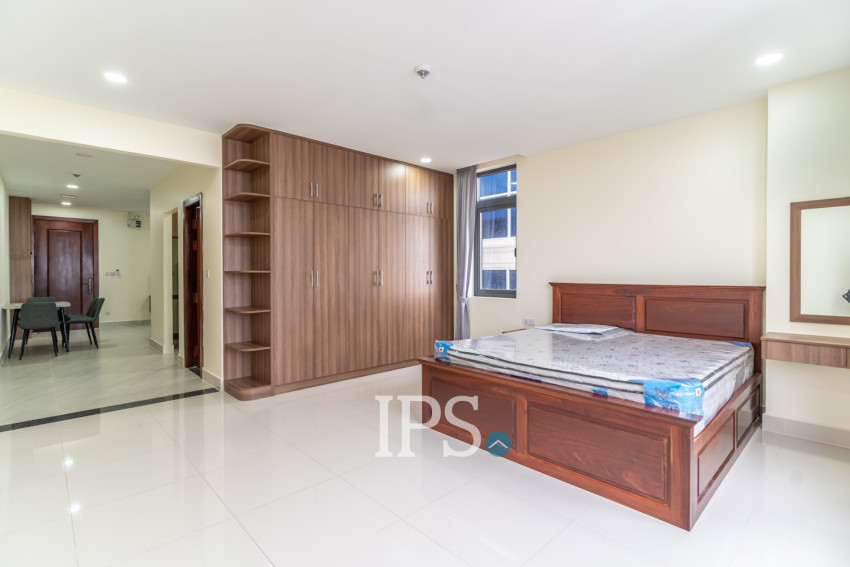 62 Sqm Studio Serviced Apartment For Rent - Tuek Thla, Phnom Penh