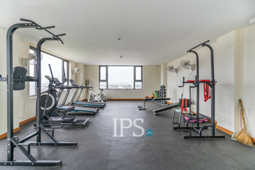 62 Sqm Studio Serviced Apartment For Rent - Tuek Thla, Phnom Penh