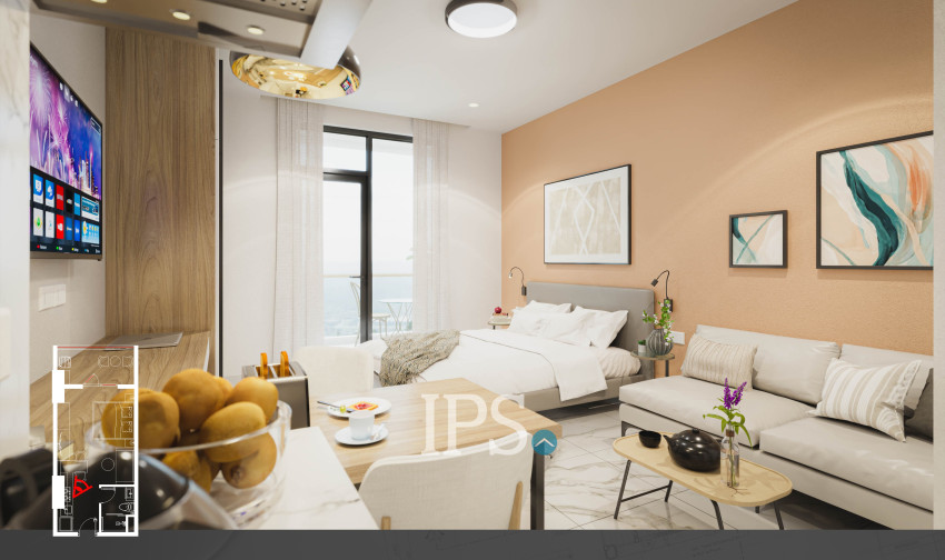 Studio Condo for Sale in Sihanoukville  LZ Sea View Premium