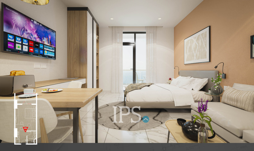 Studio Condo for Sale in Sihanoukville  LZ Sea View Premium