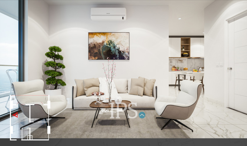 1 Bedroom Condo for Sale in Sihanoukville  LZ Sea View Premium