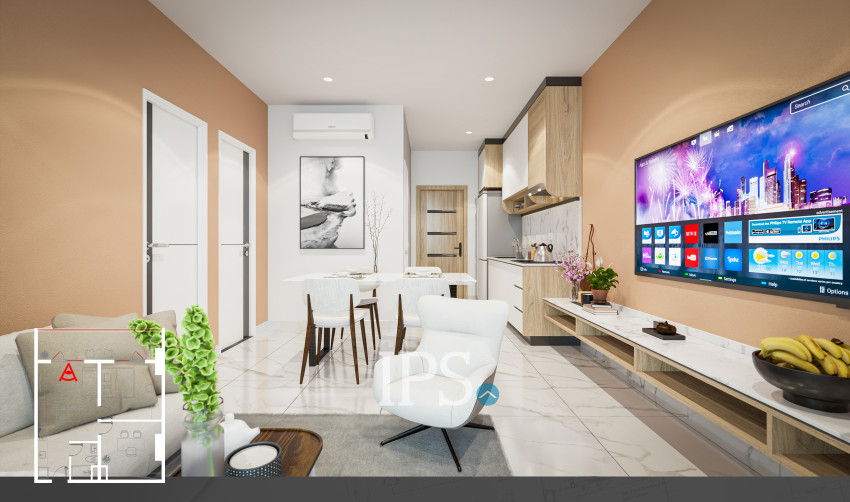 2 Bedroom Condo for Sale in Sihanoukville  LZ Sea View Premium