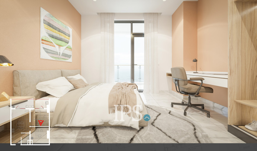 2 Bedroom Condo for Sale in Sihanoukville  LZ Sea View Premium