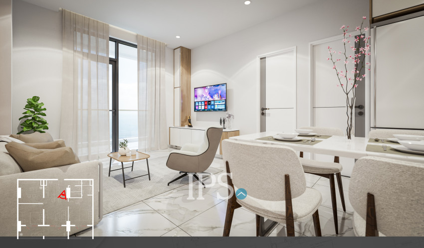 3 Bedroom Condo for Sale in Sihanoukville  LZ Sea View Premium