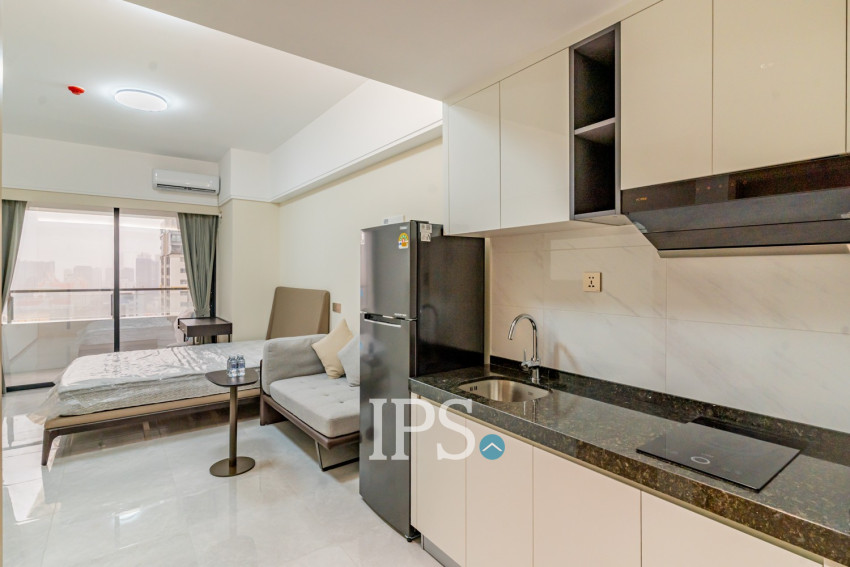 35 Sqm Studio Condo For Rent - Le Conde, BKK1, Phnom Penh