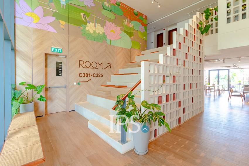 CoLiving Studio at Commune, Rose Apple Square for Rent - Svay Dangkum, Siem Reap