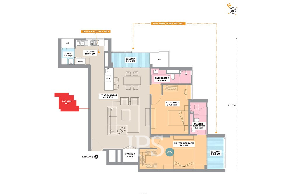 2 Bedroom Condo For Sale Type 2A-Odom Living, Tonle Bassac, Phnom Penh - Image 10 2 Bedroom Condo For Sale Type 2A-Odom Living, Tonle Bassac, Phnom Penh - Image 10