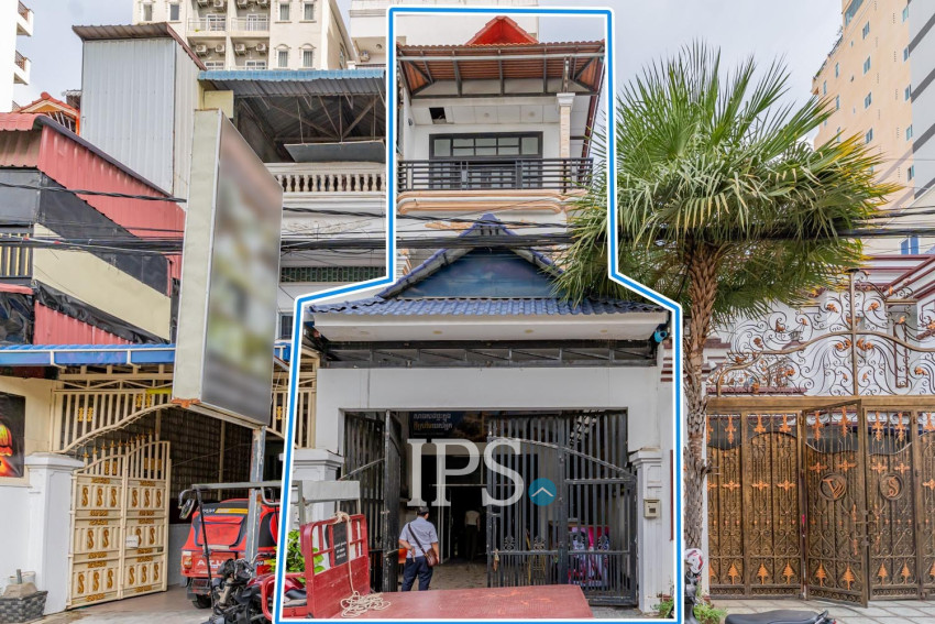 8 Bedroom Shophouse For Rent - Toul Tum Poung 1, Phnom Penh