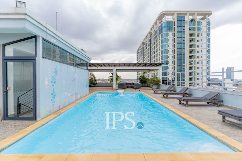 2 Bedroom Serviced Apartment  For Rent - Wat Phnom, Phnom Penh