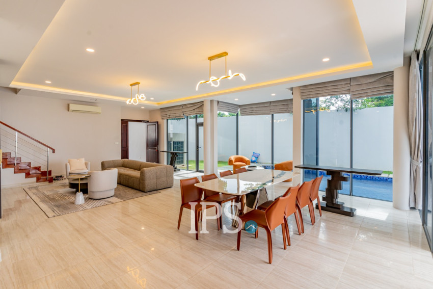 5 Bedroom Villa For Rent - Borey The Palms, Veal Sbov, Phnom Penh