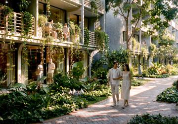 Grace 1A Garden 1-Bedroom Condo – Amazing Grace Residences, Siem Reap
