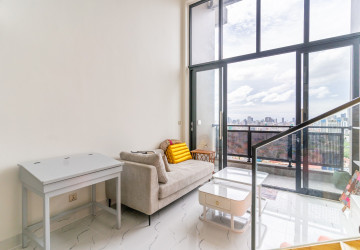 16th Floor Loft 1 Bedroom Condo For Sale - L Tower, Beoung Tumpun 2, Phnom Penh thumbnail