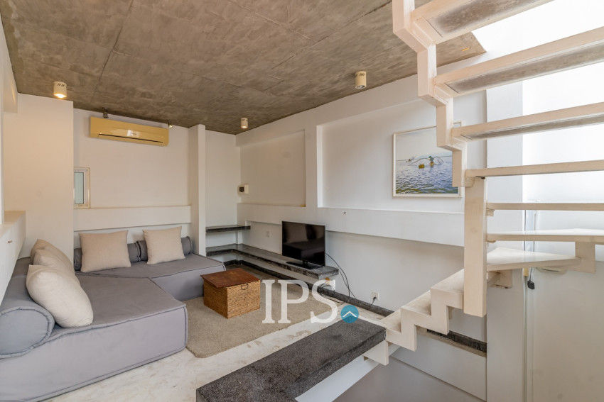 Triplex 1 Bedroom Serviced Apartment For Rent - Chey Chumneah, Phnom Penh