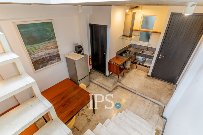 Triplex 1 Bedroom Serviced Apartment For Rent - Chey Chumneah, Phnom Penh