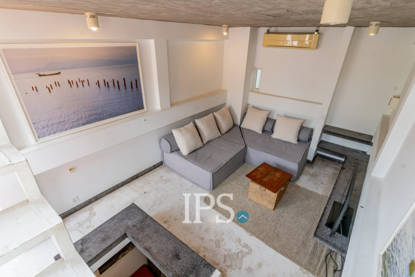 Triplex 1 Bedroom Serviced Apartment For Rent - Chey Chumneah, Phnom Penh