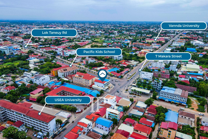 3 Bedroom Shophouse For Rent - Sala Kamreuk, Siem Reap