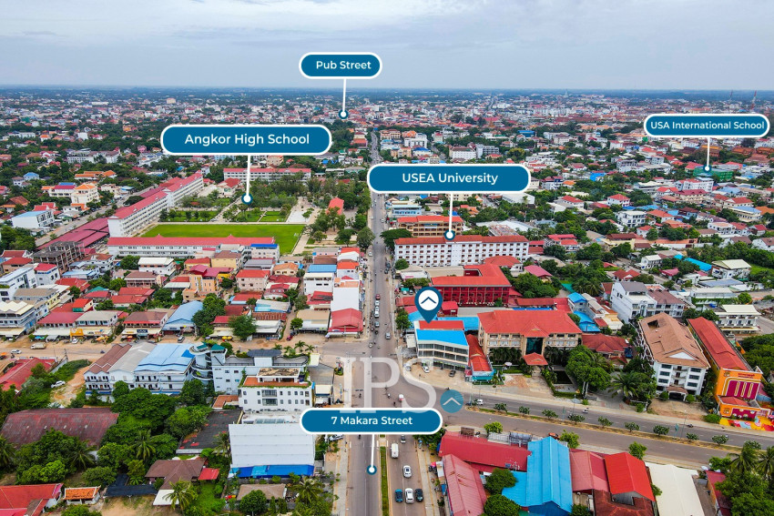 3 Bedroom Shophouse For Rent - Sala Kamreuk, Siem Reap