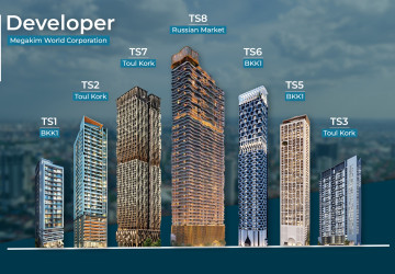 3 Bedroom Condo For Sale - Type A Time Square 8 Condominium - Near Russian Market, Phnom Penh thumbnail