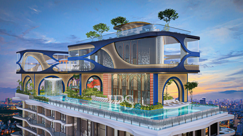 3 Bedroom Condo For Sale - Type A Time Square 8 Condominium - Near Russian Market, Phnom Penh