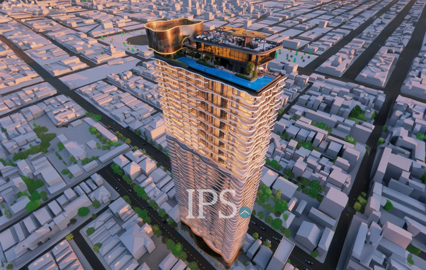 2 Bedroom Duplex Condo For Sale - Type DEFGHI Time Square 8 Condominium - Near Russian Market, Phnom Penh