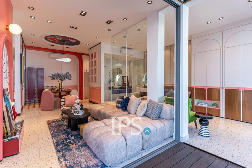 2 Bedroom Duplex Condo For Sale - Type DEFGHI Time Square 8 Condominium - Near Russian Market, Phnom Penh