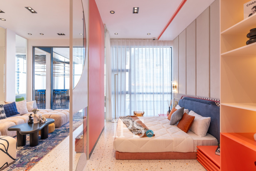 2 Bedroom Duplex Condo For Sale - Type DEFGHI Time Square 8 Condominium - Near Russian Market, Phnom Penh