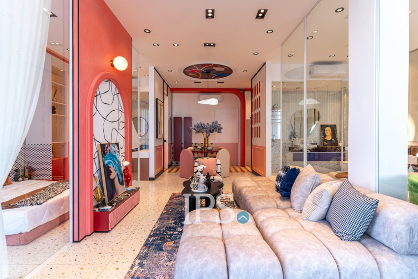 2 Bedroom Duplex Condo For Sale - Type DEFGHI Time Square 8 Condominium - Near Russian Market, Phnom Penh