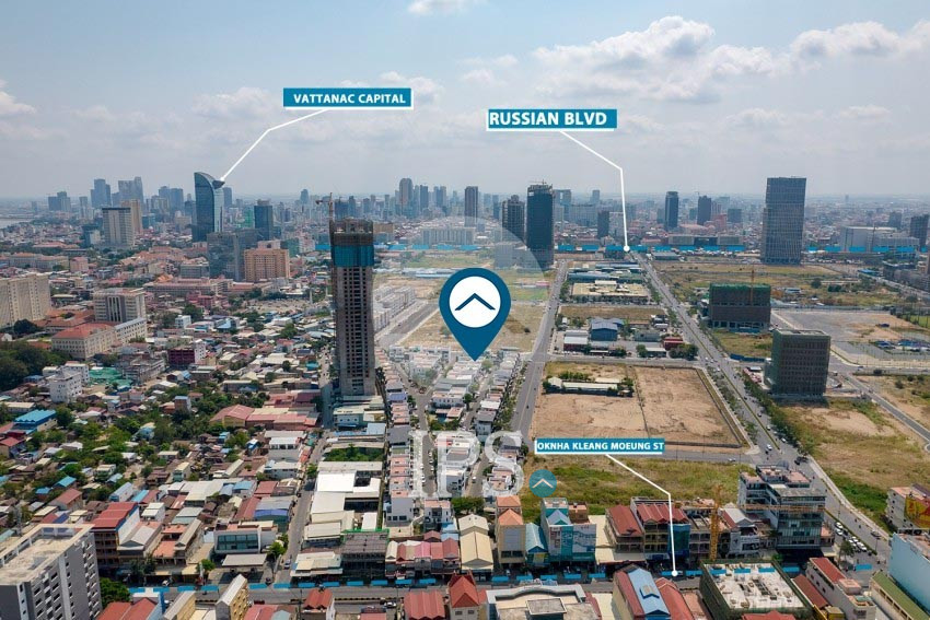 6 Bedrooms Villa For Sale- Residence 90,  Boeung Kak 1,  Phnom Penh