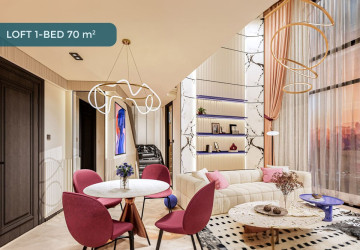 1 Bedroom Duplex Condo For Sale - Time Square 7 - Toul Kork, Phnom Penh thumbnail