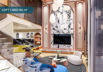 1 Bedroom Duplex Condo For Sale - Time Square 7 - Toul Kork, Phnom Penh thumbnail