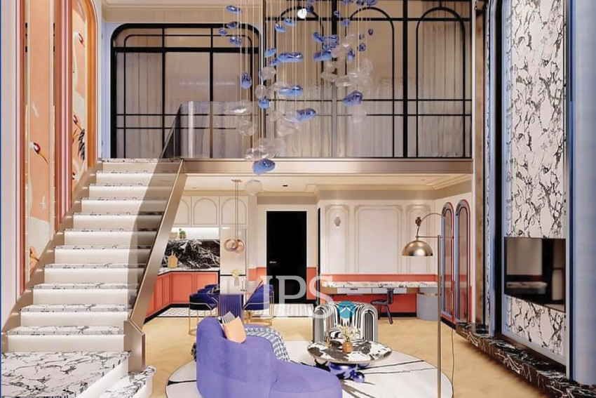 2 Bedroom Duplex Condo For Sale - Time Square 7 - Toul Kork, Phnom Penh