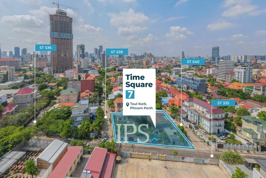 4 Bedroom Duplex Condo For Sale - Time Square 7 - Toul Kork, Phnom Penh