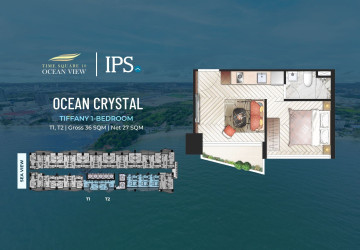 1 Bedroom Condo for Sale  Ocean Crystal Tower - Time Square 10, Otres Beach, Sihanoukville thumbnail