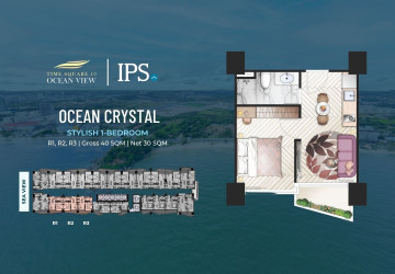 1 Bedroom Condo for Sale  Ocean Crystal Tower - Time Square 10, Otres Beach, Sihanoukville thumbnail