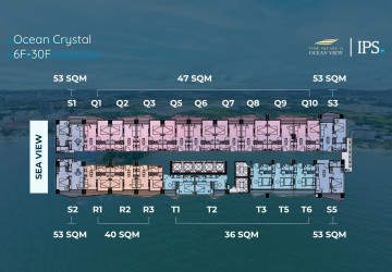 1 Bedroom Condo for Sale  Ocean Gold Tower - Time Square 10, Otres Beach, Sihanoukville thumbnail