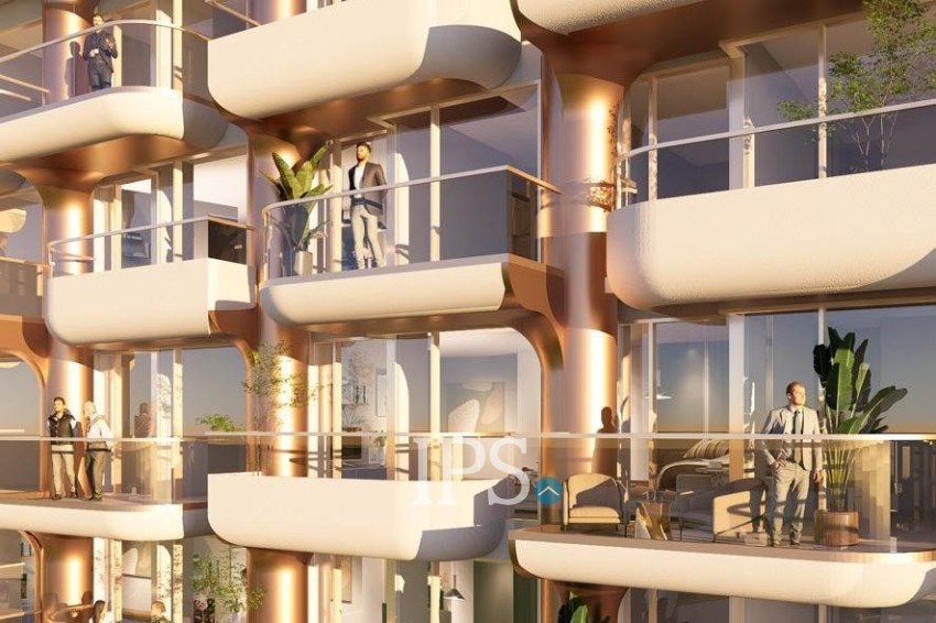 1 Bedroom Condo for Sale  Ocean Gold Tower - Time Square 10, Otres Beach, Sihanoukville