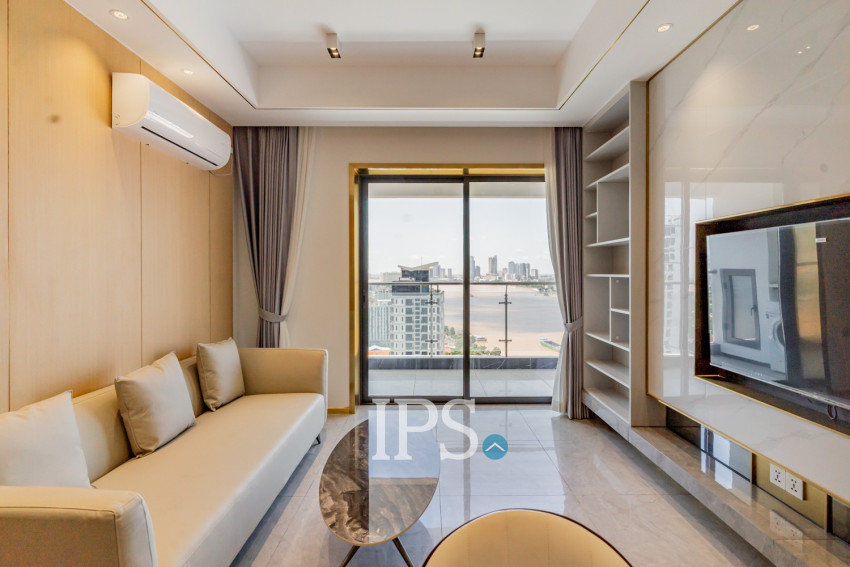 2 Bedroom Condo For Rent - Wealth Mansion, Chroy Changvar, Phnom Penh
