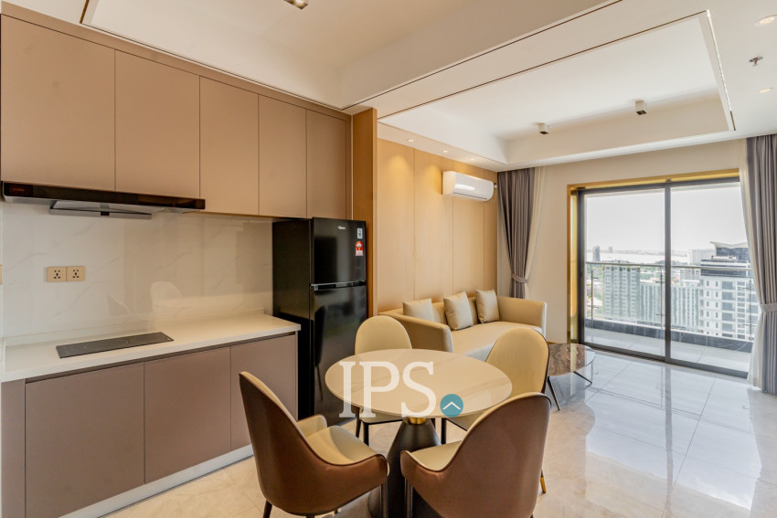 2 Bedroom Condo For Rent - Wealth Mansion, Chroy Changvar, Phnom Penh