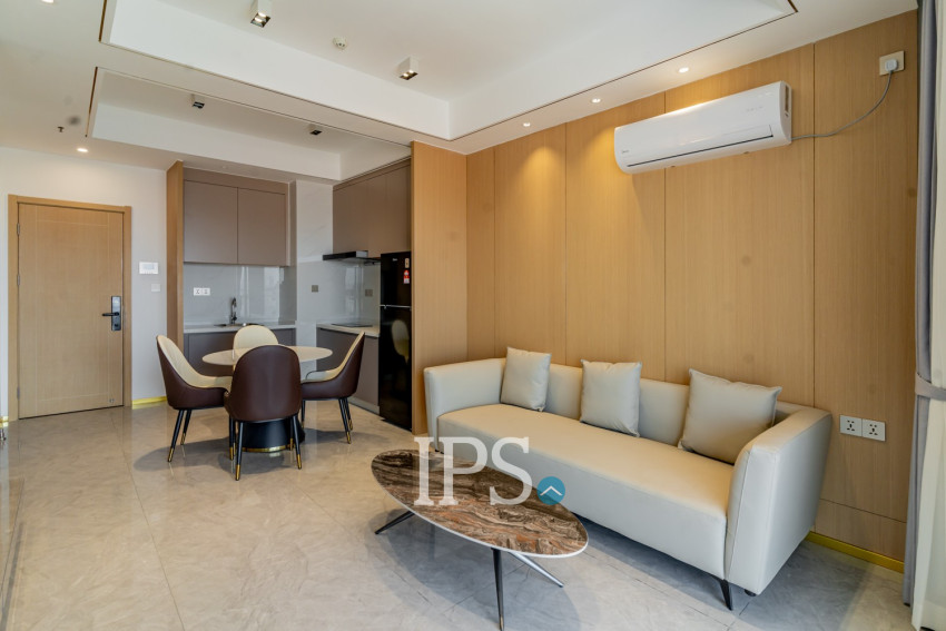 2 Bedroom Condo For Rent - Wealth Mansion, Chroy Changvar, Phnom Penh
