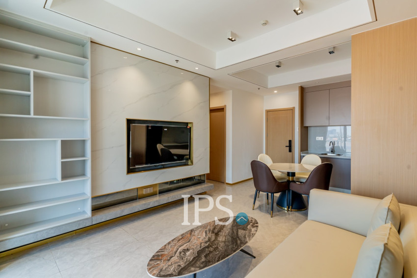 2 Bedroom Condo For Rent - Wealth Mansion, Chroy Changvar, Phnom Penh